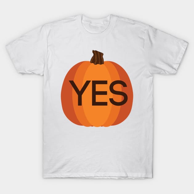 PRO SCOTTISH INDEPENDENCE YES HALLOWEEN PUMPKIN T-Shirt by MacPean